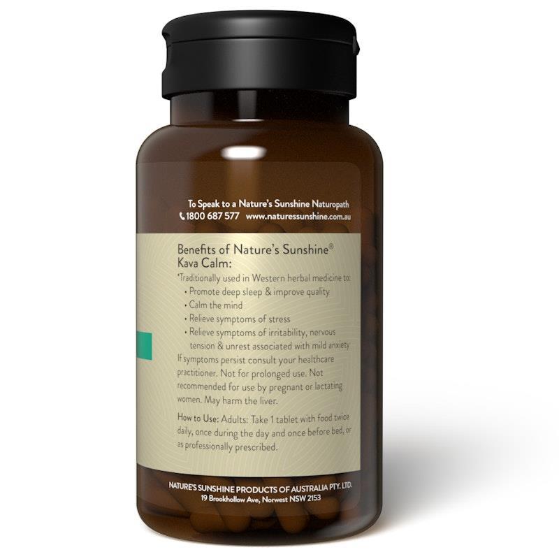 Nature's Sunshine Kava Calm and Sleep 60Tablets