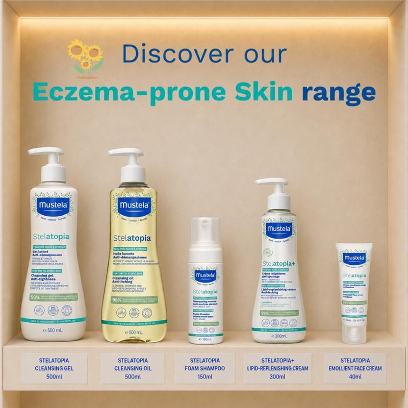 Mustela Stelatopia+ Lipid Replenishing Cream 150ml