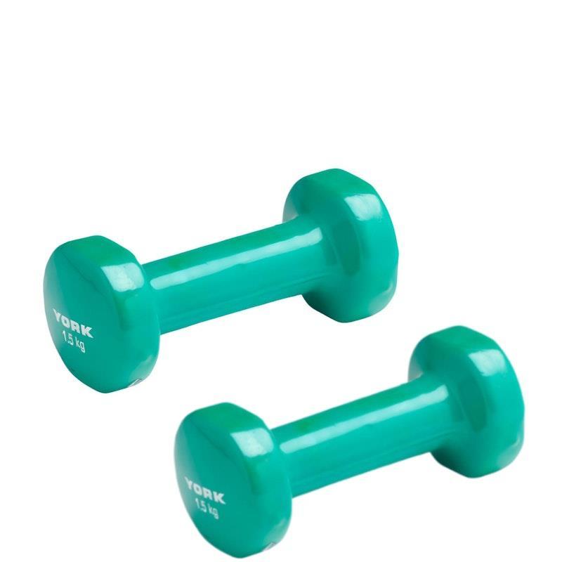 York 1.5kg PVC Dumbbell Single 1pc