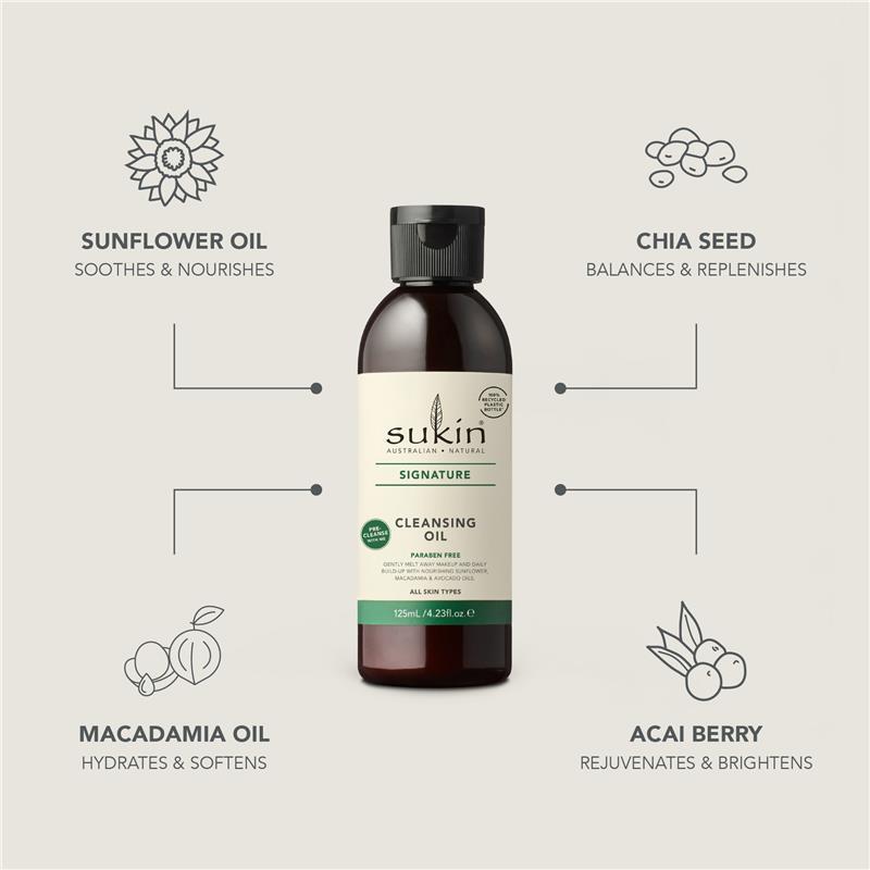Sukin Signature Natural Cleansing Oil 125ml