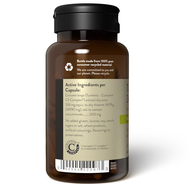 Nature's Sunshine Turmeric 34000+, 60 Capsules 1unit