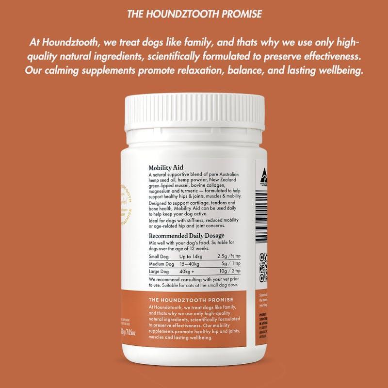 HOUNDZTOOTH Hemp Mobility Aid Health Supplement for Dogs 200g