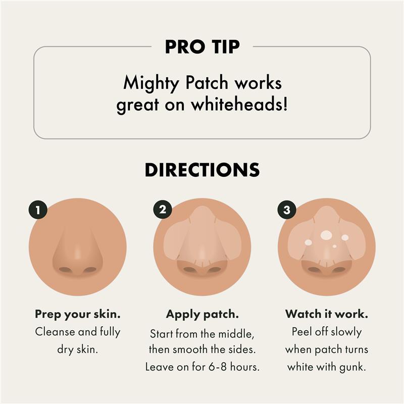 Hero Mighty Patch Nose Contoured Pimple Patches 8 pack