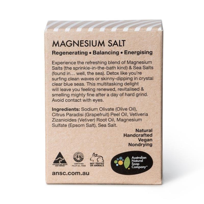 Australian Natural Soap Company Magnesium Salt Detoxifying Cleanse 3Pack