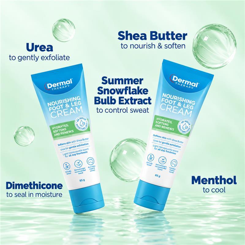 Dermal Therapy Nourishing Foot & Leg Cream 85g