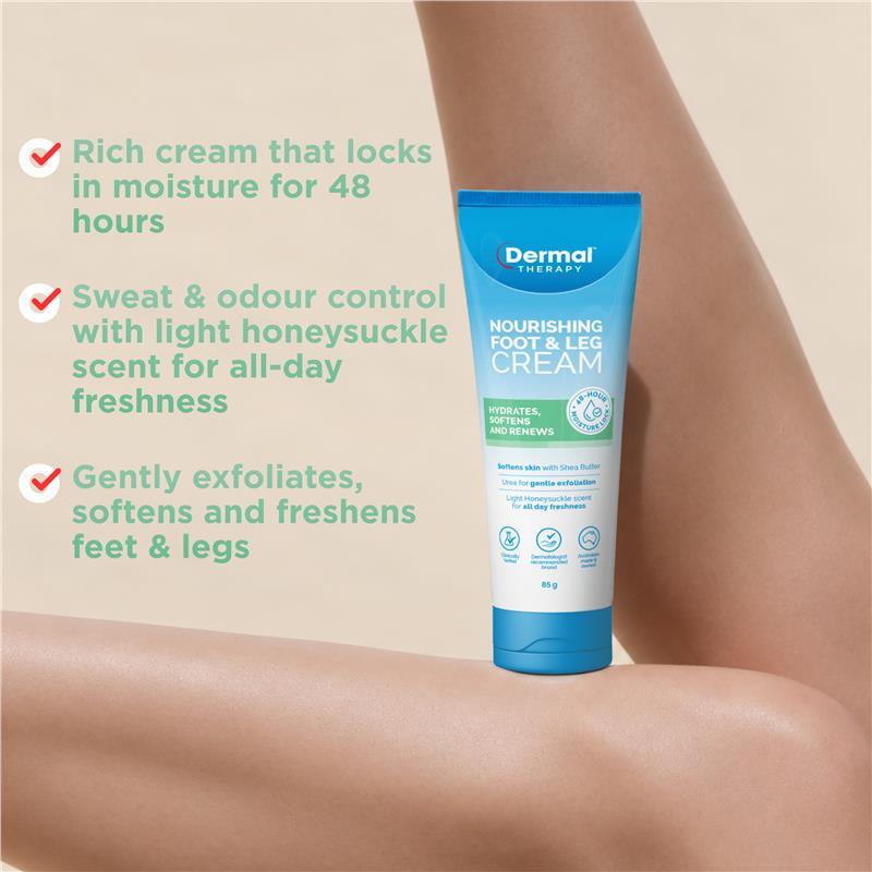 Dermal Therapy Nourishing Foot & Leg Cream 85g