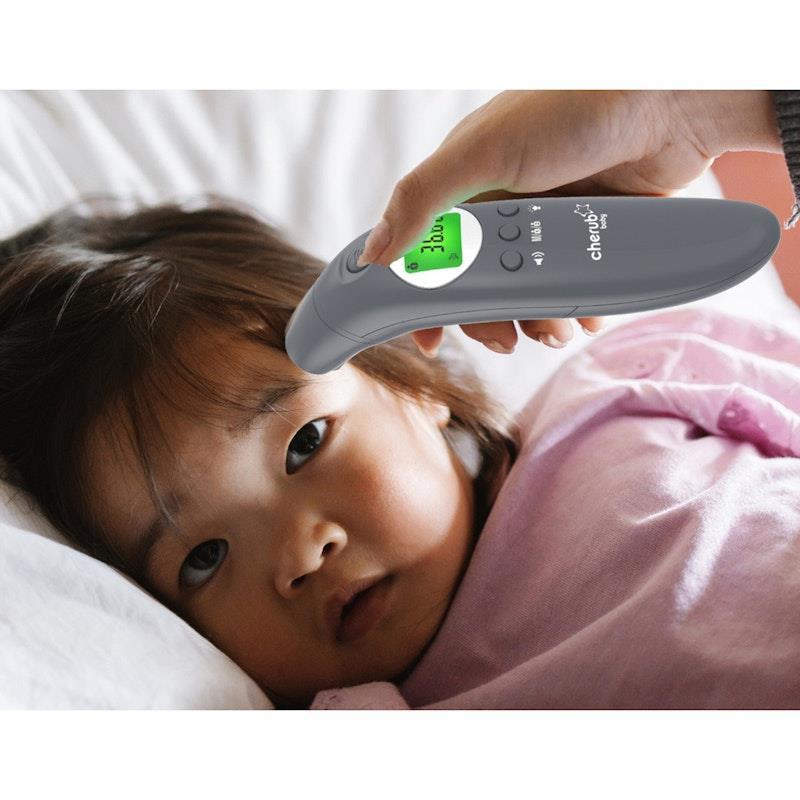 Cherub Baby 4 in 1 Infrared Digital Ear And Forehead Thermometer V2 1pk
