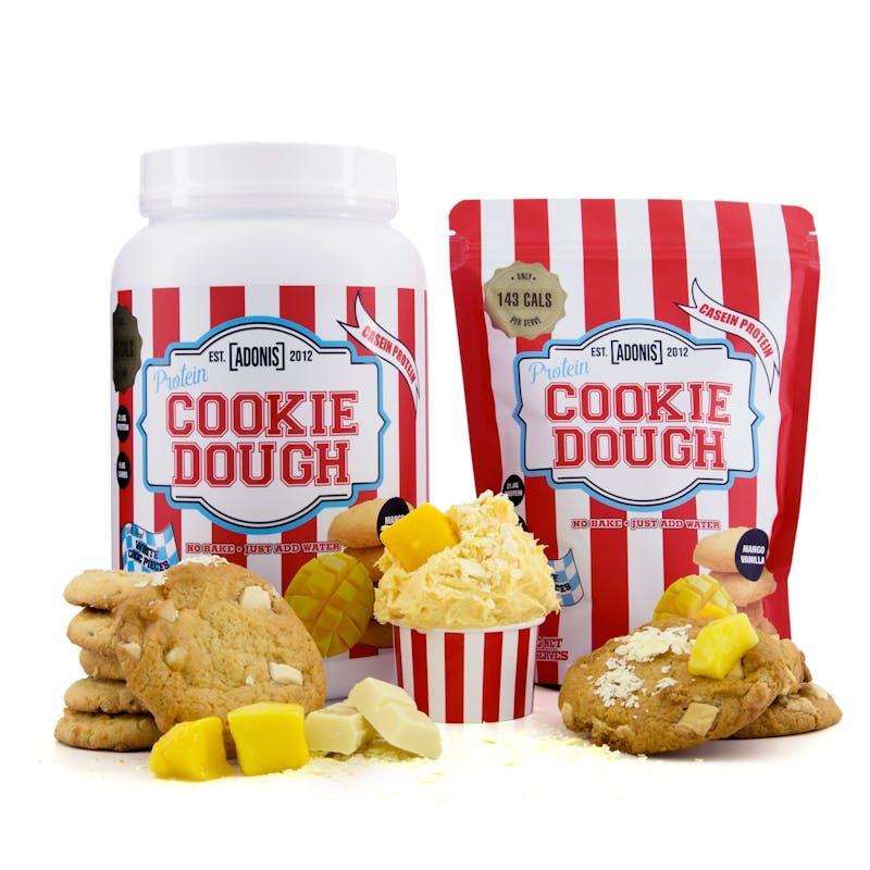 Adonis Gear Protein Cookie Dough (Casein Protein) - Mango Vanilla 400g 10Serves