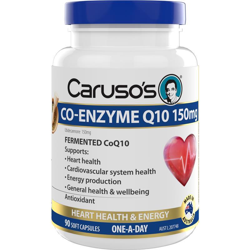 Carusos Co-Enzyme Q10 90 Capsules