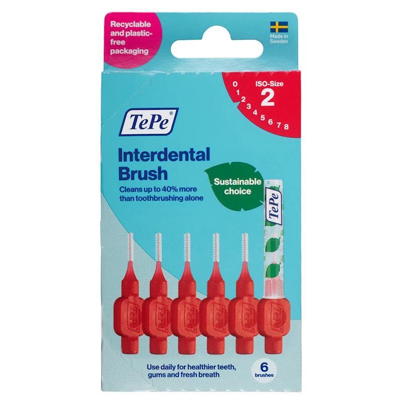 TePe Interdental Brushes - Original Red-Size 2