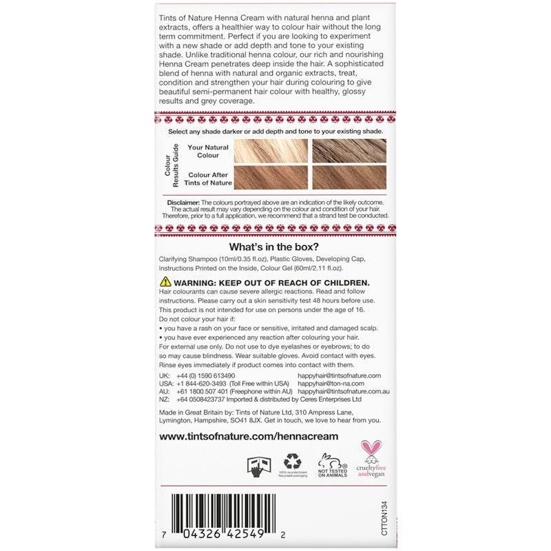 Tints of Nature Henna Cream Golden Blonde 70ml