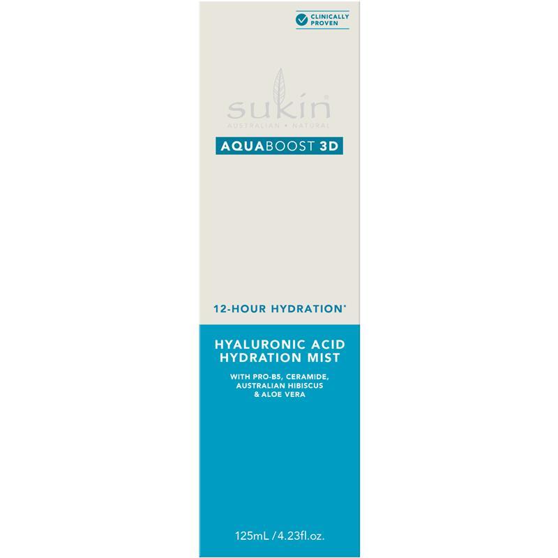 Sukin Aquaboost 3D Hyaluronic Acid Hydration Mist 125ml