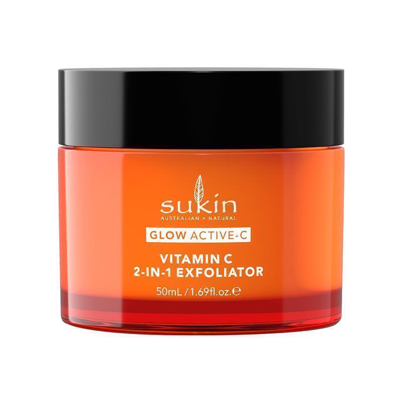 Sukin Glow Active-C Vitamin C 2-in-1 Exfoliator 50ml