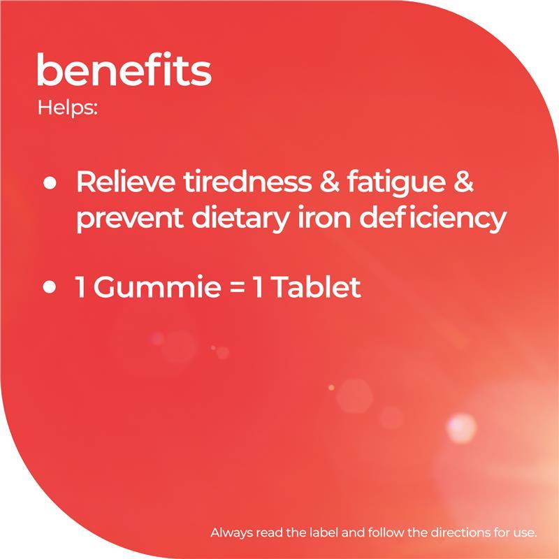 Nature's Way Adult Vita Gummies High Strength Iron 30 Gummies