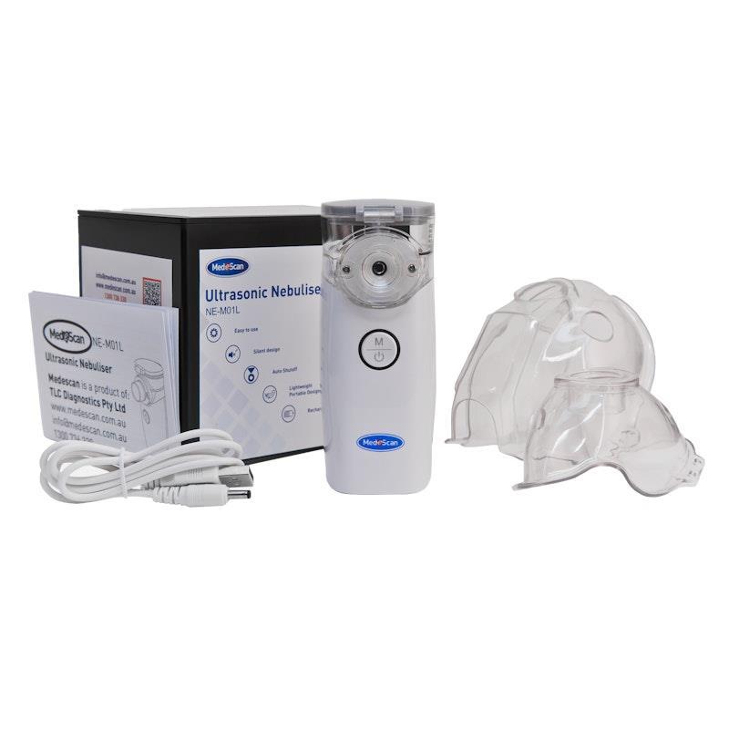 MedeScan Portable & Rechargeable Ultrasonic Mesh Nebuliser 1unit