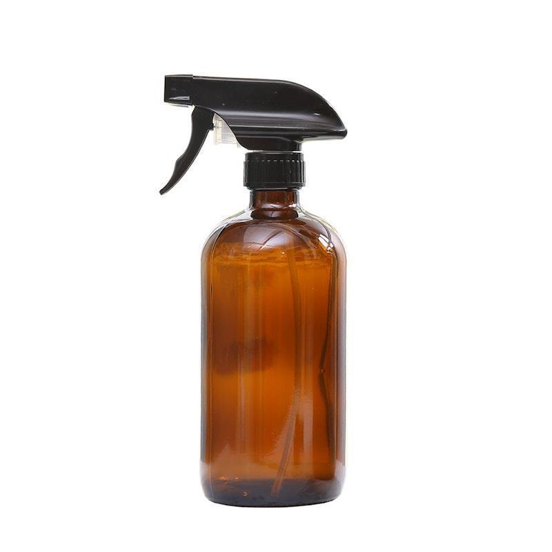 Traderight 6x 500ml Amber Glass Spray Bottles Trigger Water Sprayer Aromatherapy Dispenser Bundle