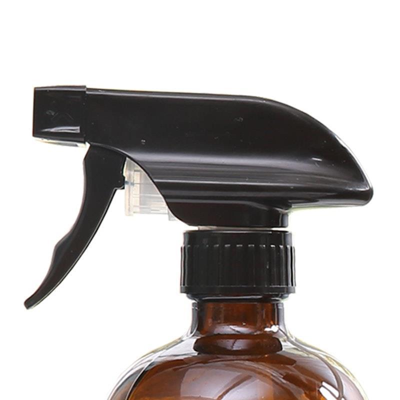 Traderight 6x 500ml Amber Glass Spray Bottles Trigger Water Sprayer Aromatherapy Dispenser Bundle