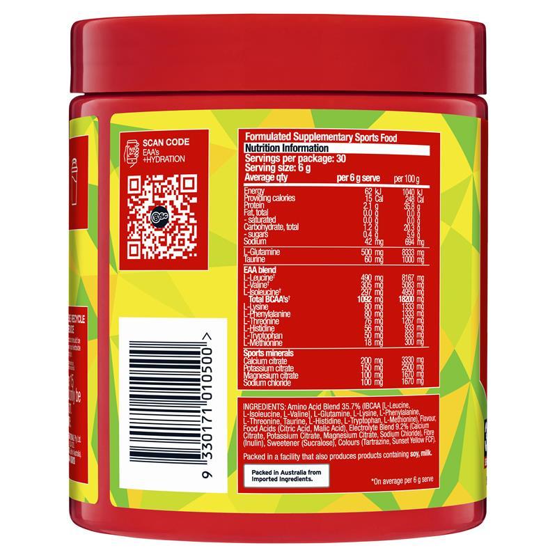 BSc EAAs + Hydration Tropical 180g