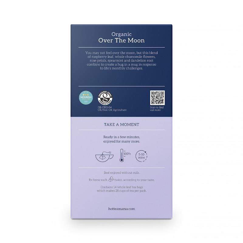 HOTTEA MAMA Organic Over The Moon - Period Support Herbal Blend 1Pack