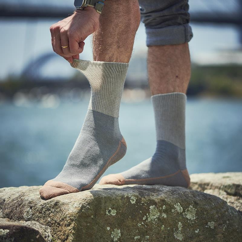 Glucology 6 Pack Mixed Classic Socks - Black White Grey Medium