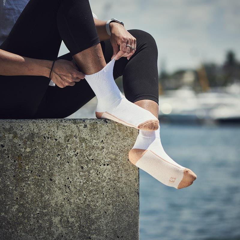 Glucology 6 Pack Mixed Classic Socks - Black White Grey Medium