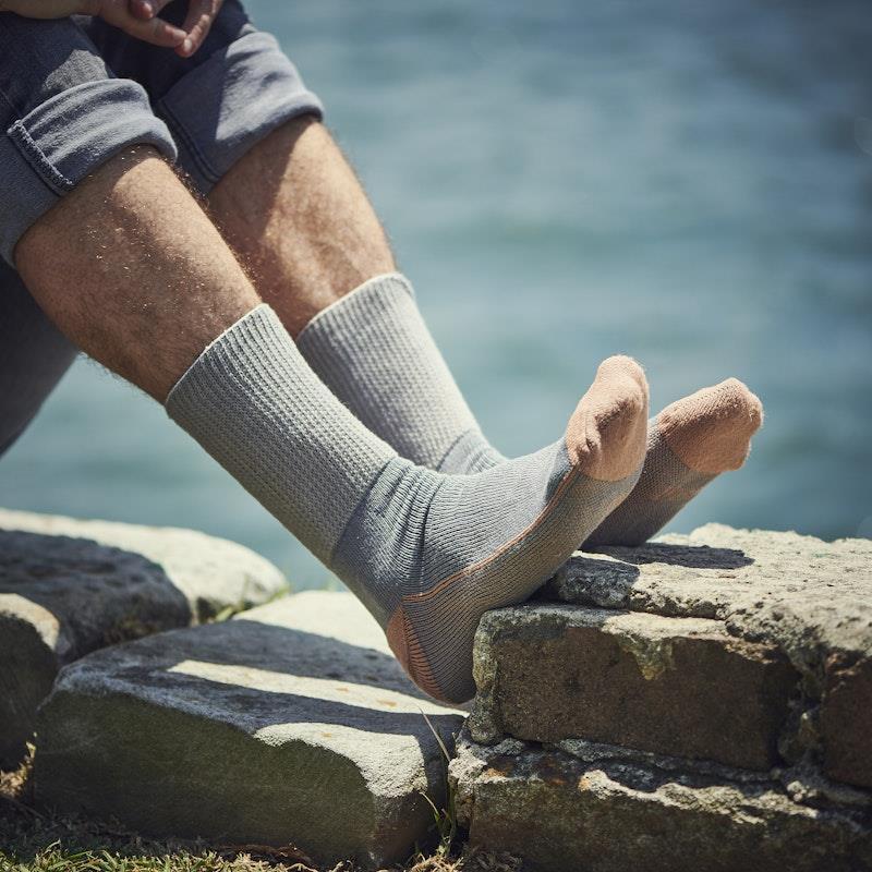 Glucology 6 Pack Mixed Classic Socks - Black White Grey Large