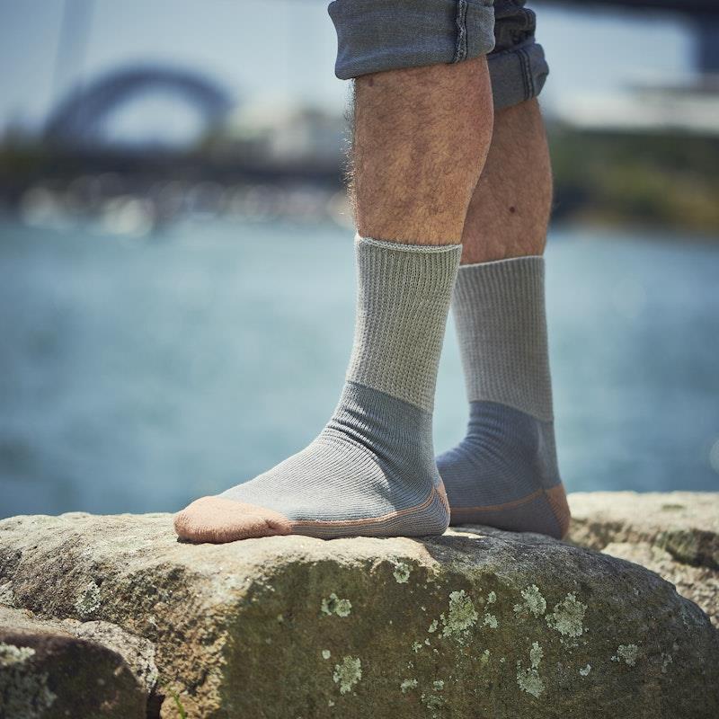 Glucology 6 Pack Mixed Classic Socks - Black White Grey Large