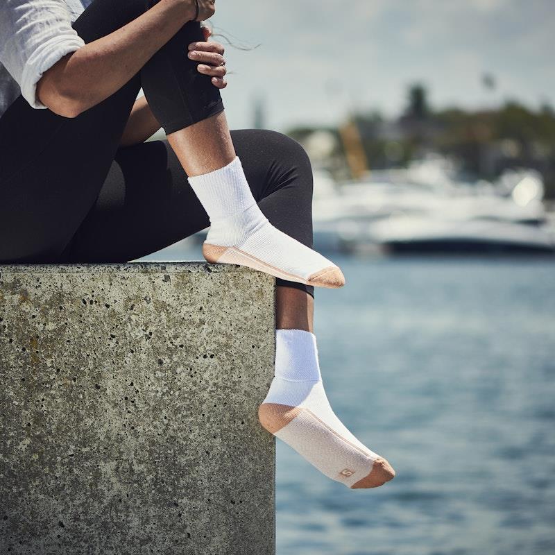 Glucology 6 Pack Mixed Classic Socks - Black White Grey Large