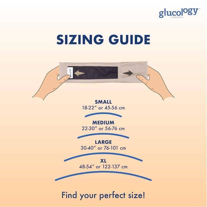 Glucology Insulin Pump Belt Large, Beige
