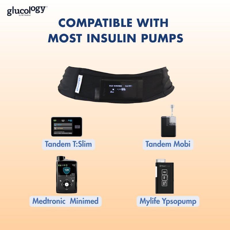 Glucology Insulin Pump Belt XL, Beige