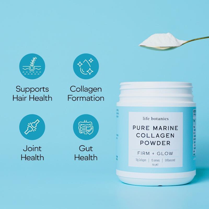 Life Botanics Pure Marine Collagen 150g x3 Pack
