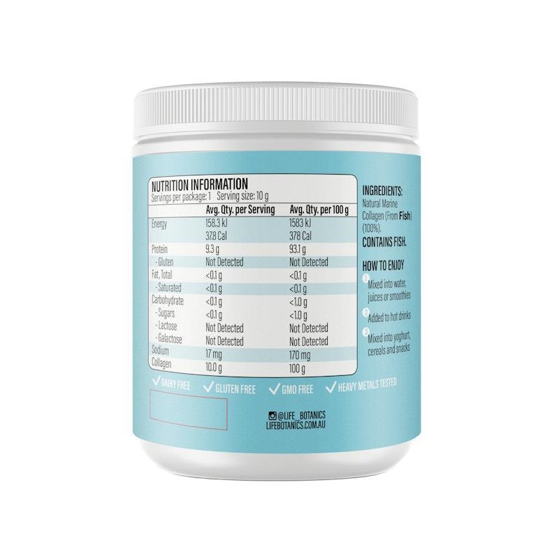 Life Botanics Pure Marine Collagen 150g x3 Pack