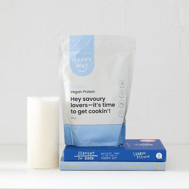 Happy Way Flavourless Vegan Protein Powder 500g