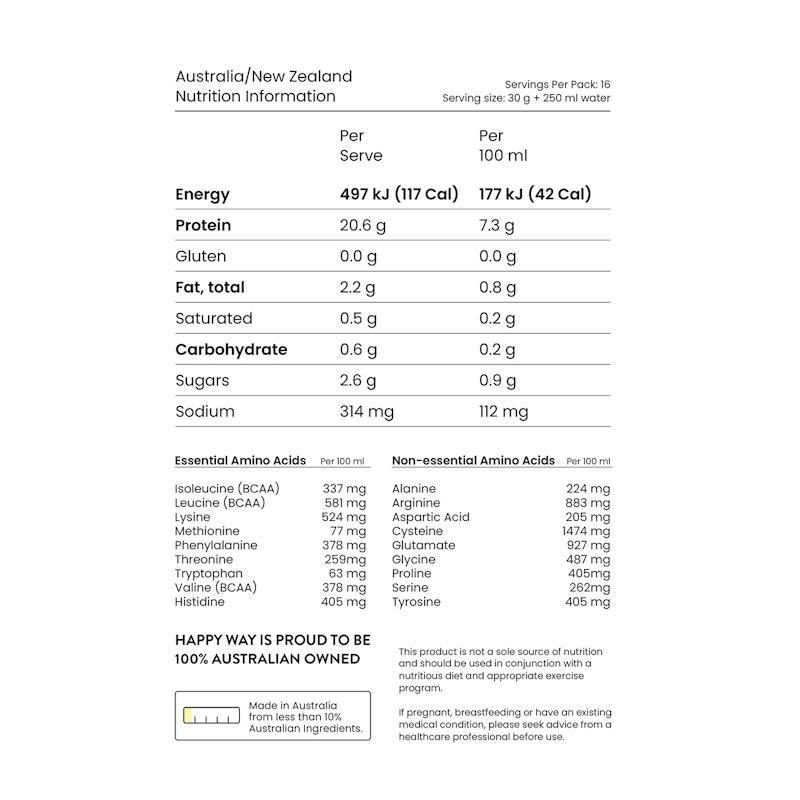 Happy Way Deja Brew Coffee Vegan Protein Powder 500g