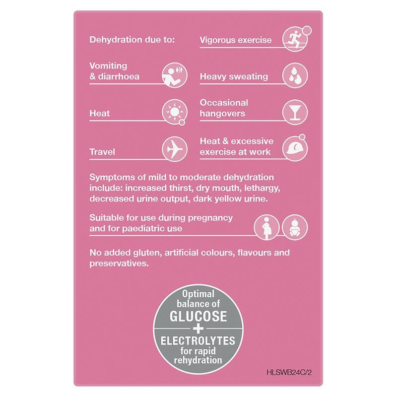 Hydralyte Electrolyte Watermelon Sachets Value Pack 4.9g x 24