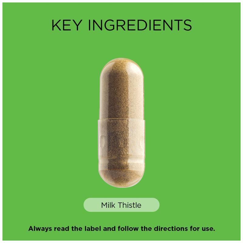 Go Healthy Milk Thistle 50000mg 1-A-Day 120 Vege Capsules Exclusive Size