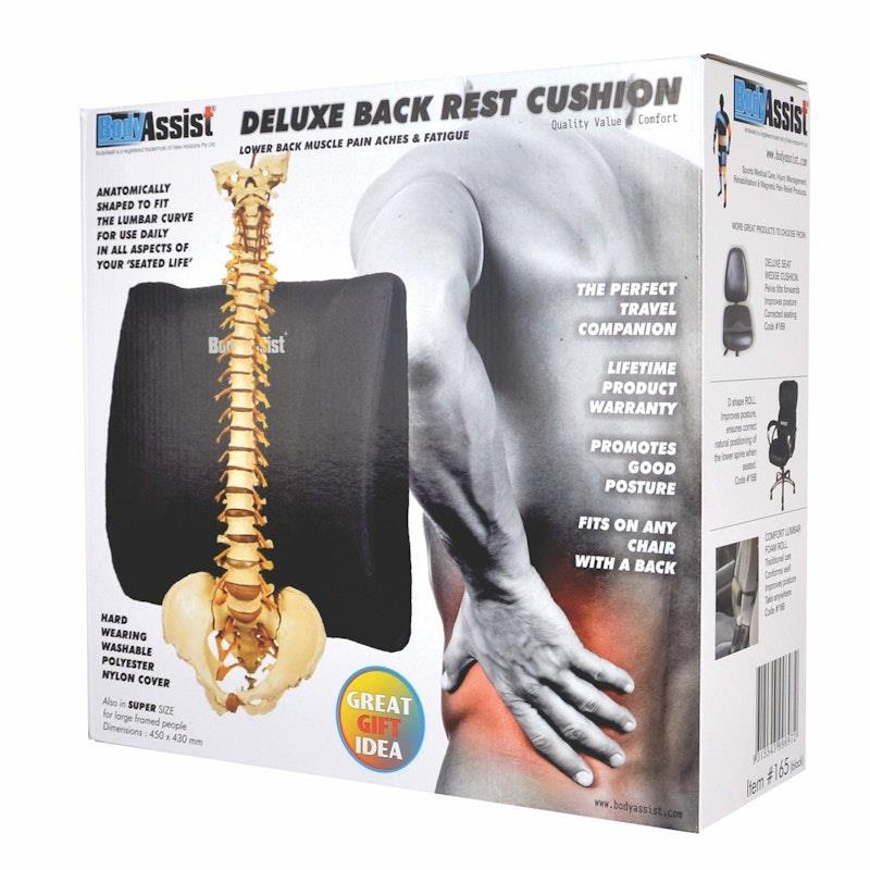 BodyAssist Deluxe Back Rest Cushion & Large Hot/Cold Gel Pack One Size