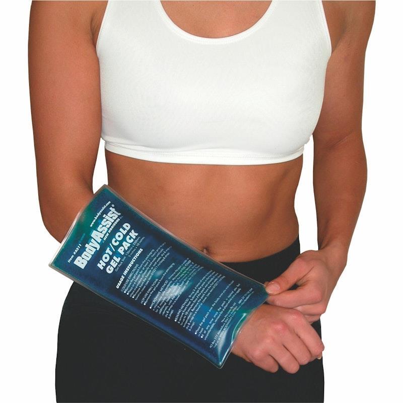 BodyAssist Memory-Foam Headrest Support Pillow & Regular Hot/Cold Gel Pack One Size