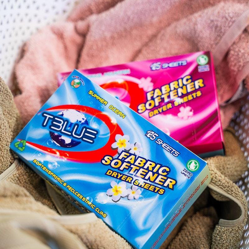 TBLUE Fabric Softener Dryer Sheet Spring Mountain Pack of 105 Sheets
