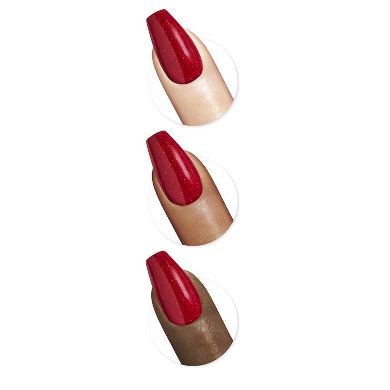 Sally Hansen Salon Effects Perfect Manicure 24 Press On Nails Once Upon A Holiday Collection You Sleigh Me