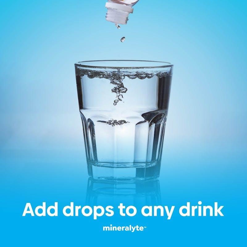 Mineralyte Hydrate+ Rapid Hydration Drops Unflavoured 50ml (100 serves)