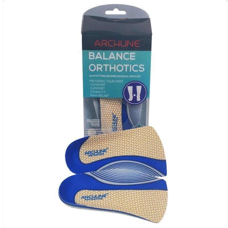 Archline 3/4 Slim Orthotics Plantar Fasciitis Insoles Balance Support Relief Euro Size 41