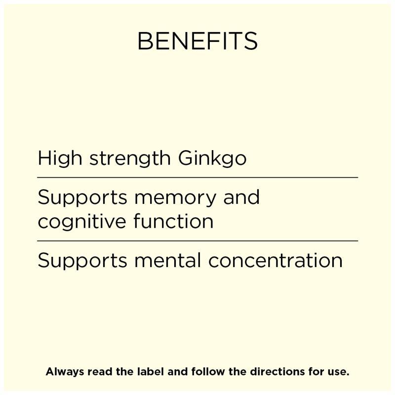 GO Healthy Ginkgo 9000 1-A-DAY 60 Capsule