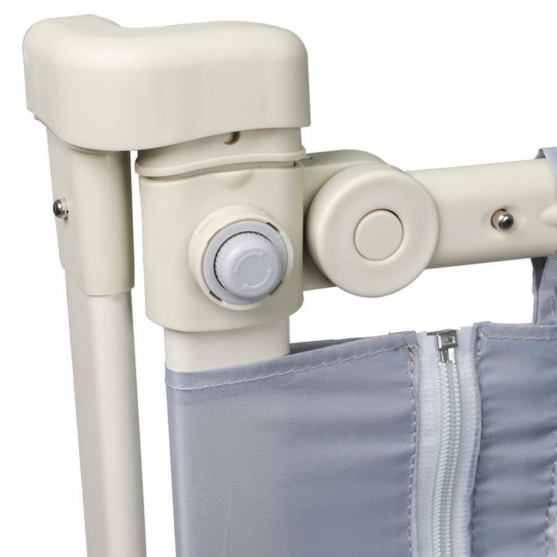 BoPeep Kids Baby Safety Bed Rail Guard Adjustable Folding Child Toddler Grey Small