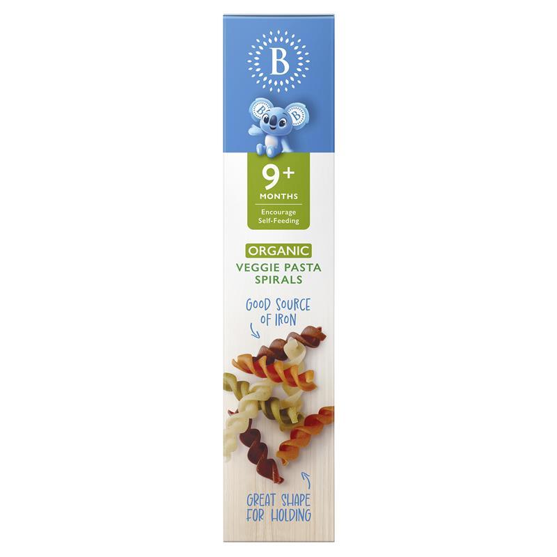 Bellamys Organic Veggie Pasta Spirals 110g