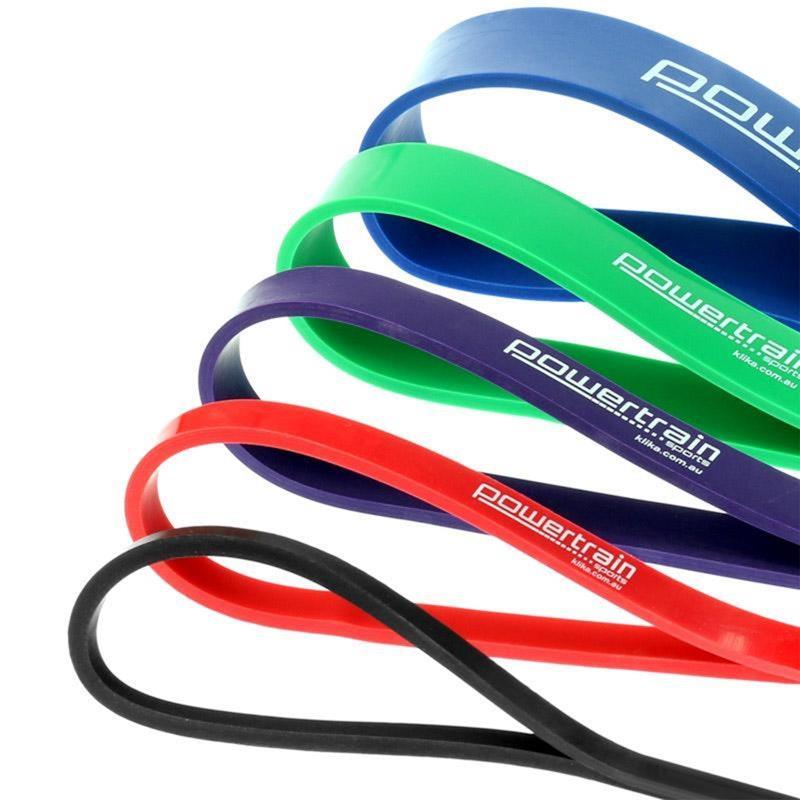 Powertrain Home Gym Workout Resistance Exercise Band - 5 Pieces Set