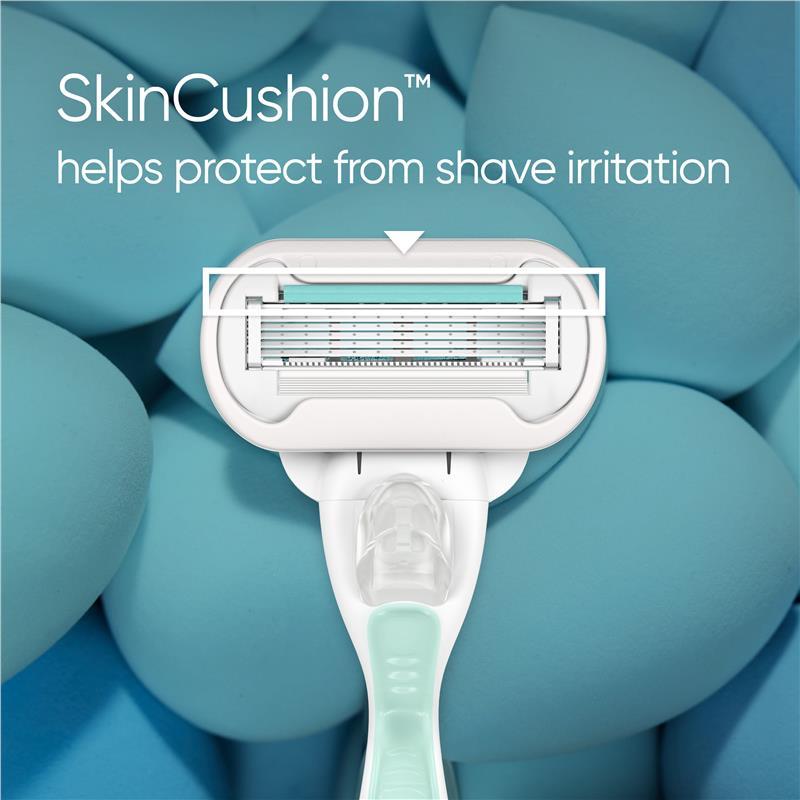 Gillette Venus Extra Smooth Sensitive Razor Handle + 4 Blades