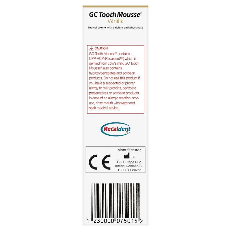 GC Tooth Mousse Vanilla 40g