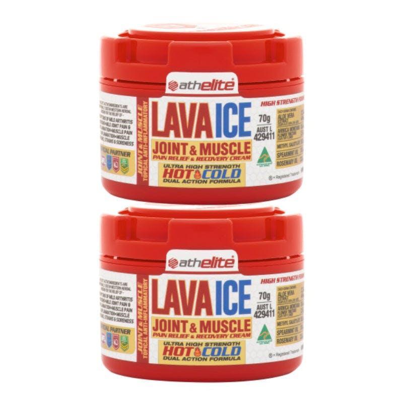 PAIN BLASTER Lava Joint & Muscle Pain Relief Cream 70g by Athelite 2Pack