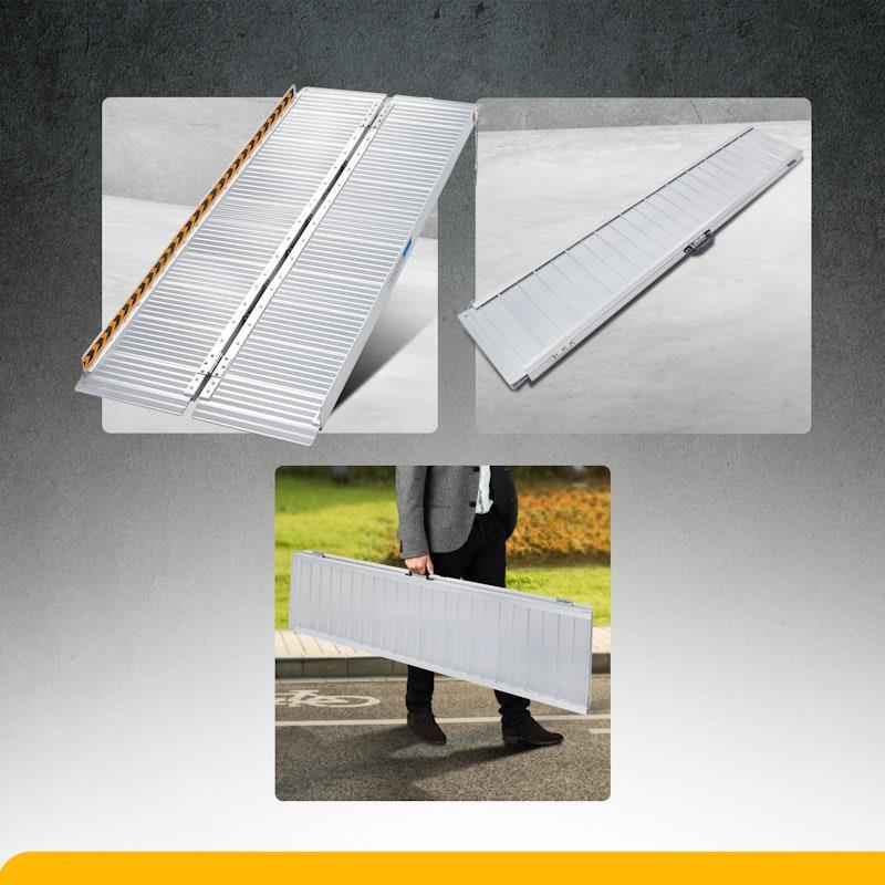 Kartrite Aluminium Foldable Wheelchair Ramp R01 5 Feet